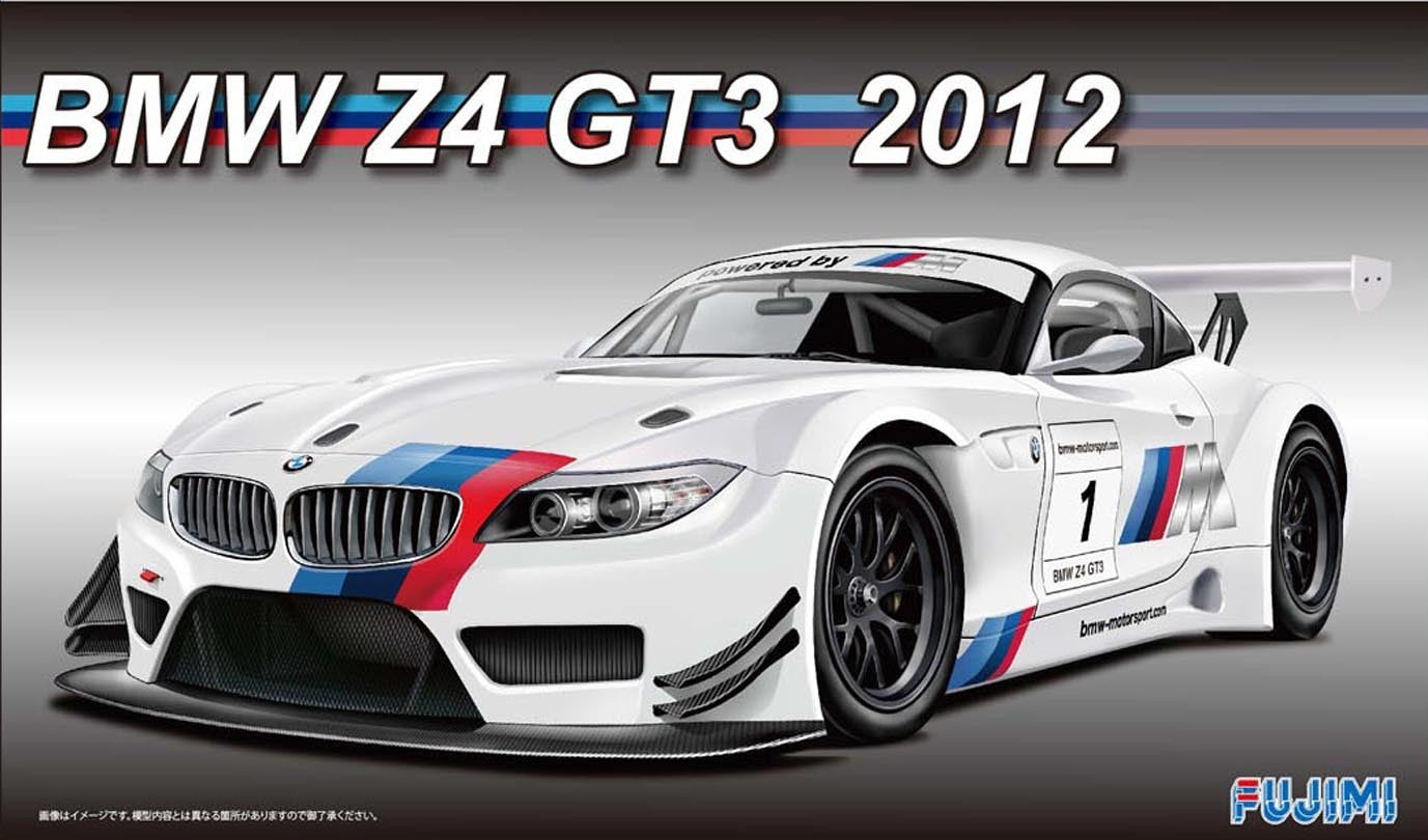 FUJ12568 Fujimi 1/24 BMW Z4 GT3 2012 with Etching Parts (RS-15) Plastic Model Kit Fujimi