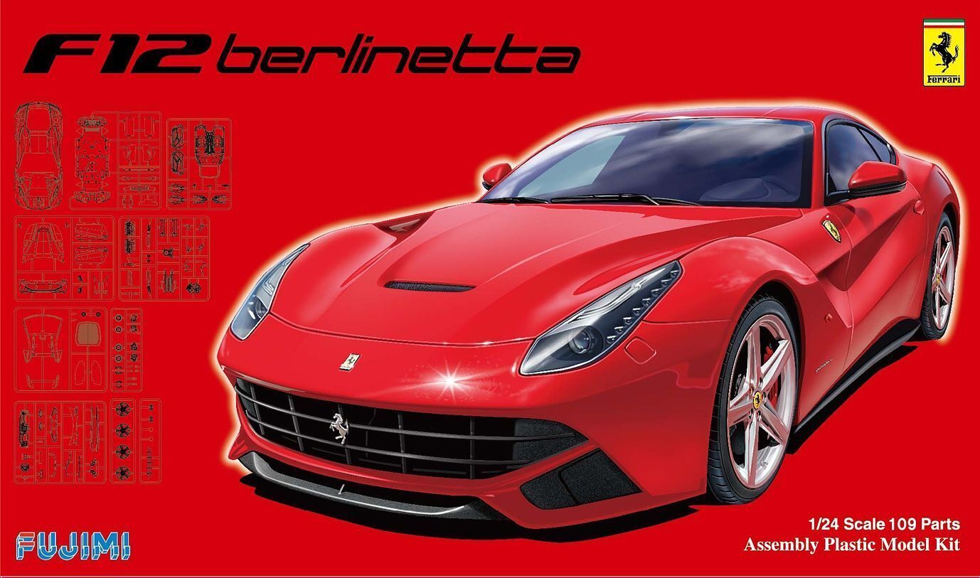FUJ12619 Fujimi 1/24 Ferrari F12 DX (RS-33) Plastic Model Kit Fujimi