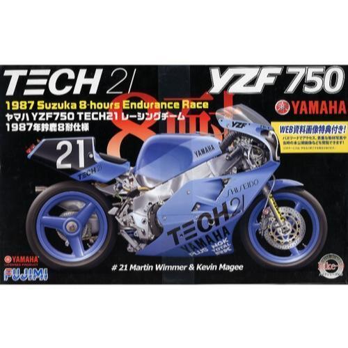 FUJ14131 Fujimi 1/12 YAMAHA YZR750 TECH21 1985 (Bike-No5) Plastic Model Kit Fujimi