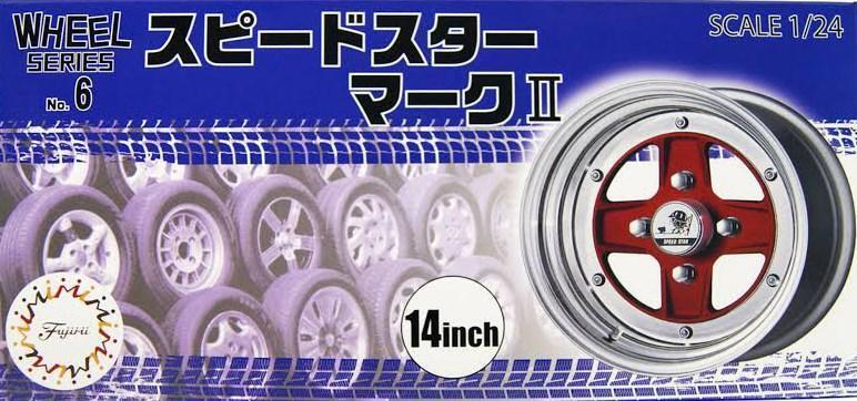 FUJ19347 Fujimi 1/24 SSR Mark II 14inch (Wheel-06) Plastic Model Kit Fujimi