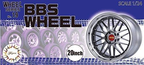 FUJ19360 Fujimi 1/24 BBS Wheel 20inch (Wheel-19) Plastic Model Kit Fujimi