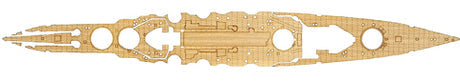 FUJ46069 Fujimi 1/700 Wood Deck Seal for IJN Battleship Haruna (w/Ship Name Plate) (NX-15 EX-101) Fujimi