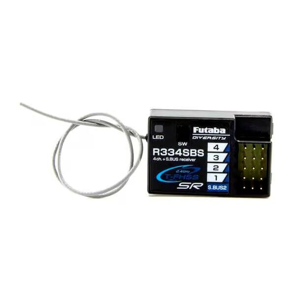 Futaba R334SBS Telemetry 4-Channel Receiver (T-FHSS/S.Bus2) FUTR334SBS