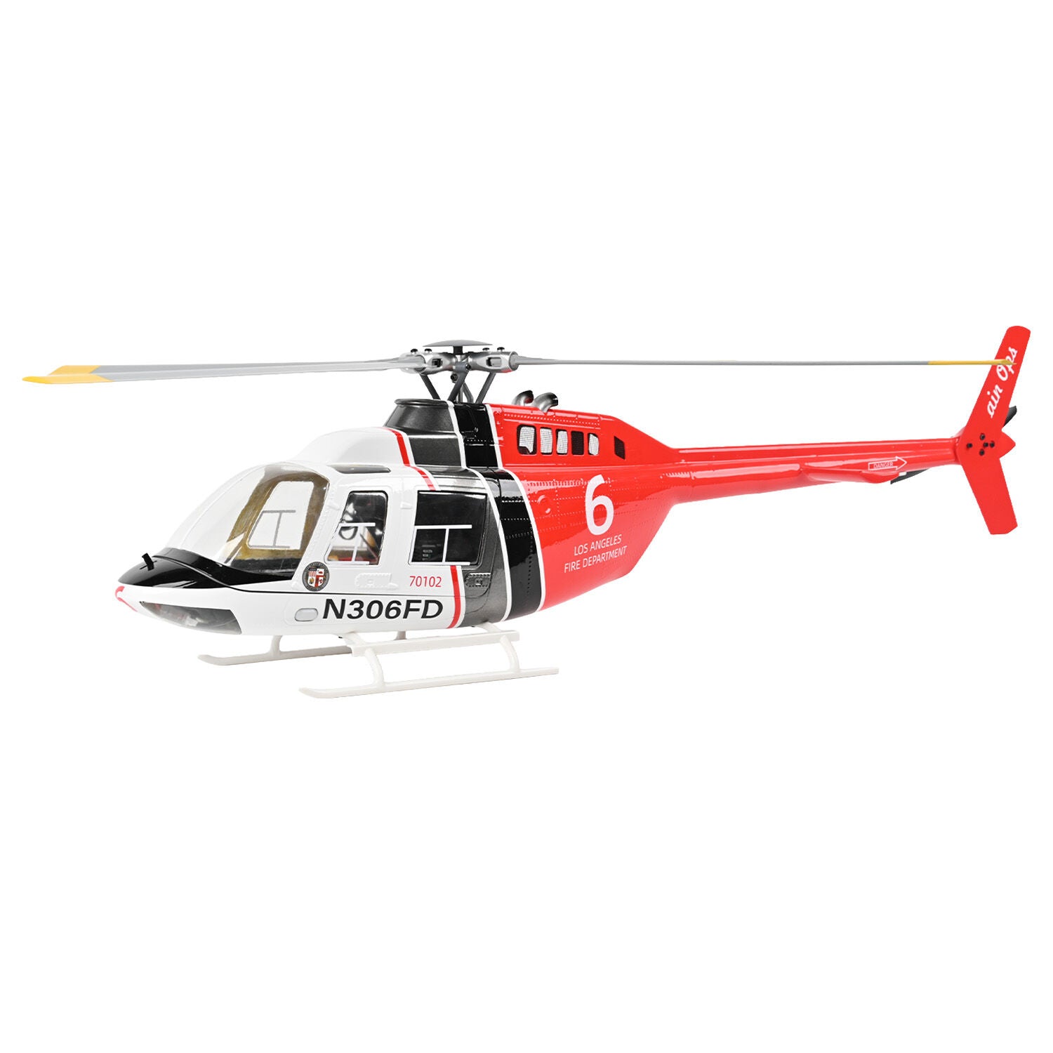 Flywing Bell206 GPS 6Ch RC Helicopter - Four Blades RTF