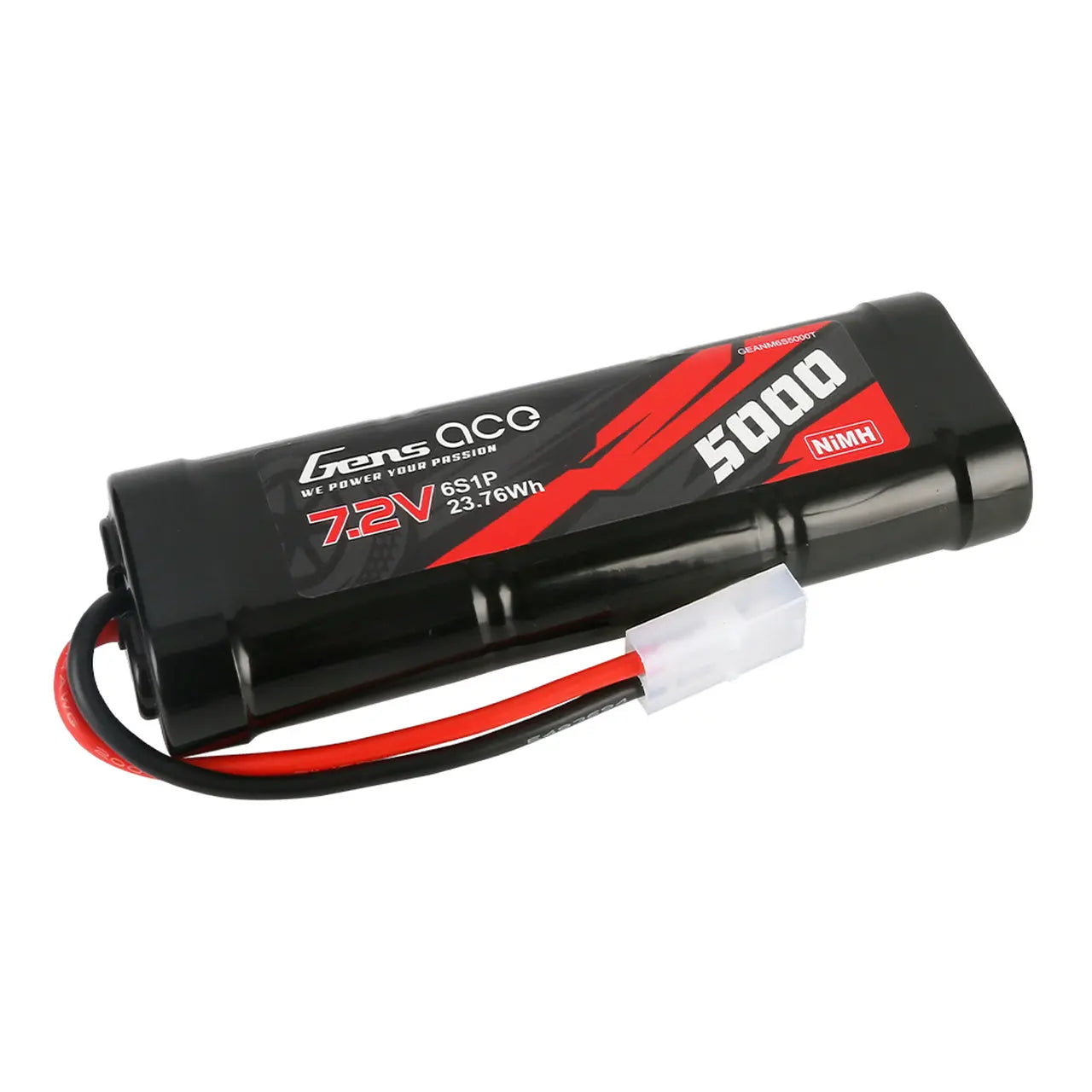 Gens Ace 6S 5000mAh 7.2V Soft Case NiMH Battery (Tamiya) Gens Ace