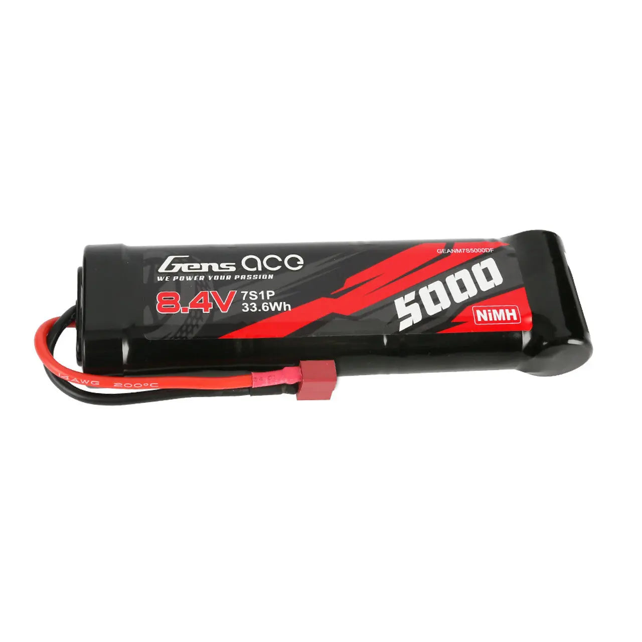 Gens Ace 7S 5000mAh 8.4V Soft Case Flat NiMH Battery (Deans) Gens Ace