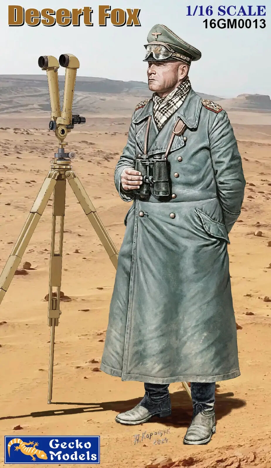 Gecko 1/16 Desert Fox Plastic Model Kit