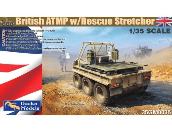 GM35035 Gecko 1/35 British ATMP w Rescue Stretcher Plastic Model Kit Gecko