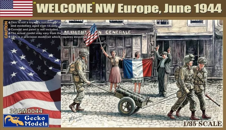 GM35044 Gecko 1/35 "WELCOME" NW Europe June 1944 Plastic Model Kit Gecko