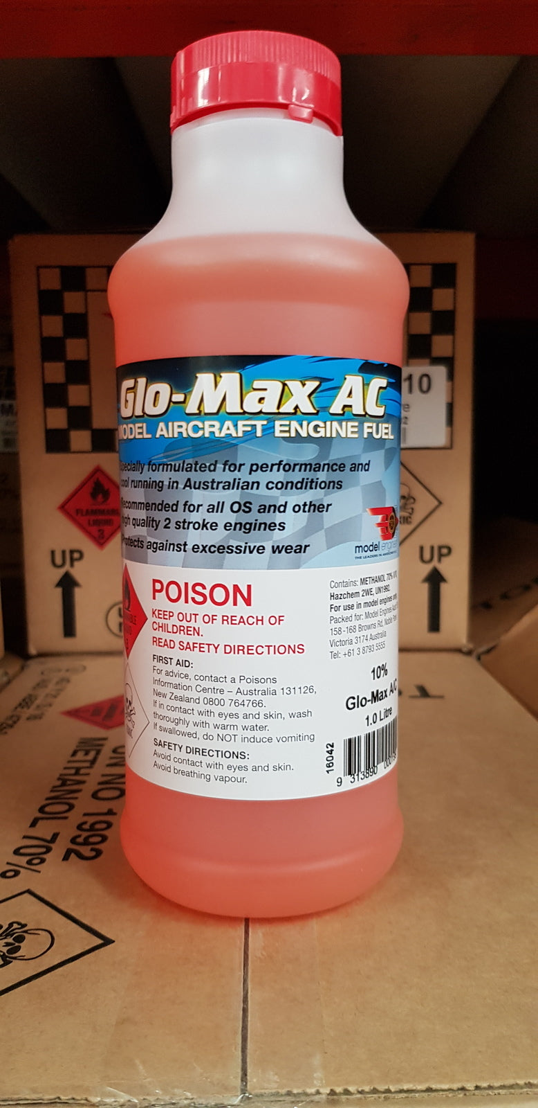 GMAC1010 (DG) GLO-MAX AC FUEL 10% NITRO 1 LT Glo-Max