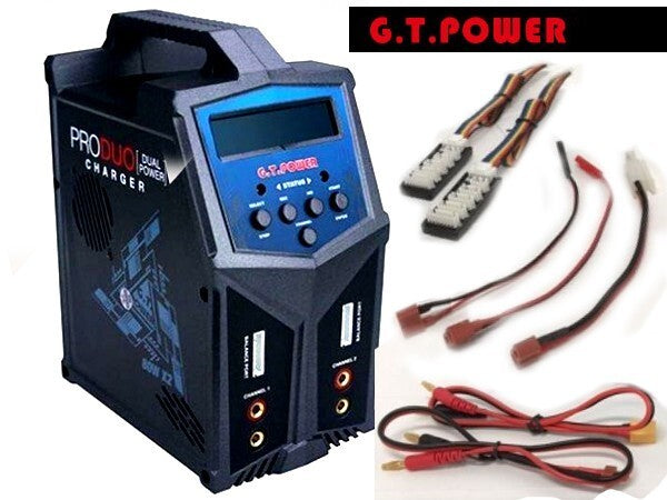 GT-X2 X2 Multi Chem Duo charger 2x80W AC/DC GT Power