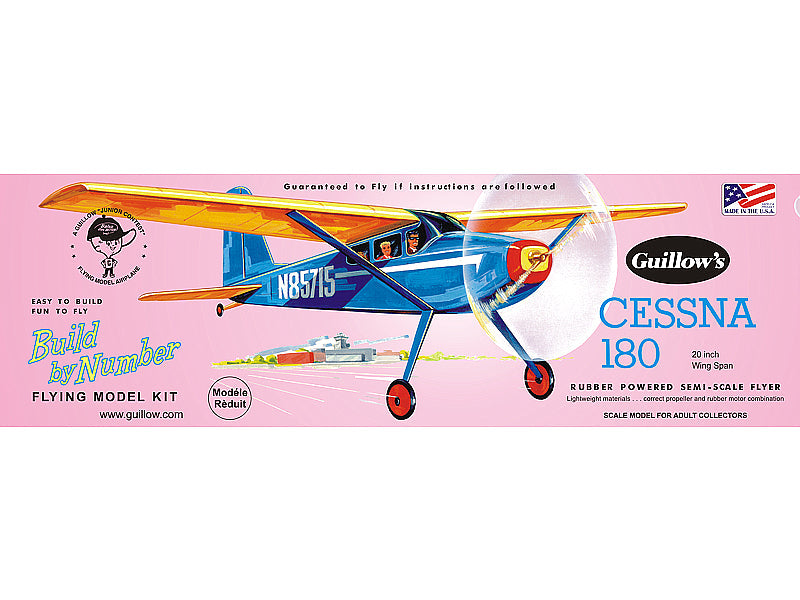 GUI-601 Guillow's Cessna Balsa Plane Model Kit Guillows