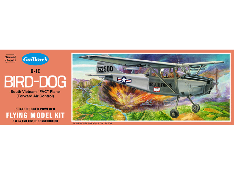 GUI-902 Guillow's Bird Dog Balsa Plane Model Kit Guillows