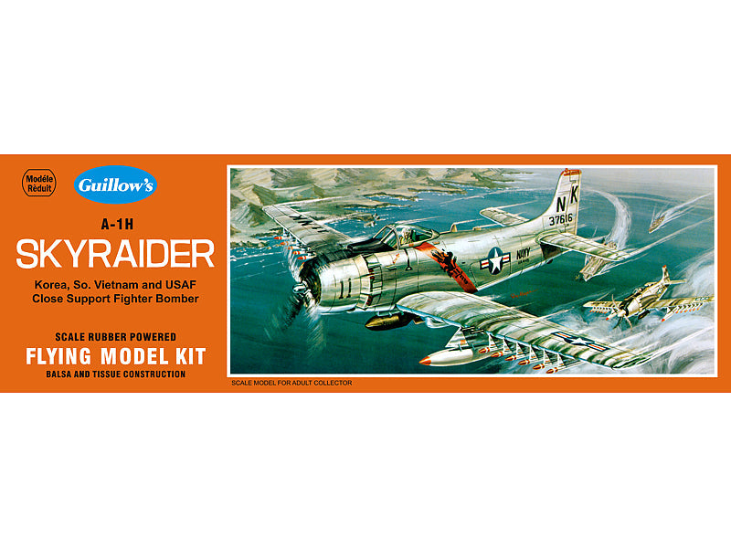 GUI-904 Guillow's Skyraider Balsa Plane Model Kit Guillows