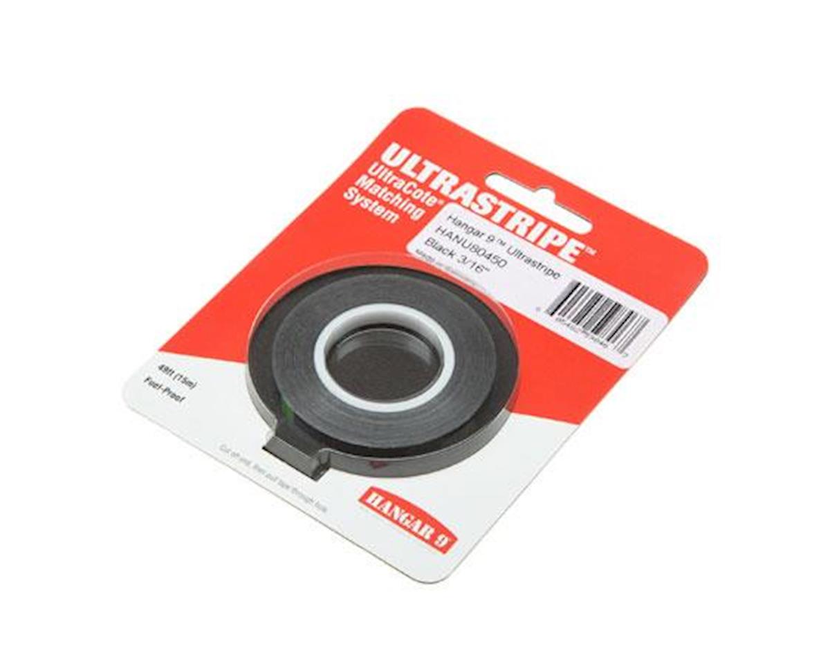 HANU80450 Hangar 9 UltraStripe 3/16inch, Black HANGER 9