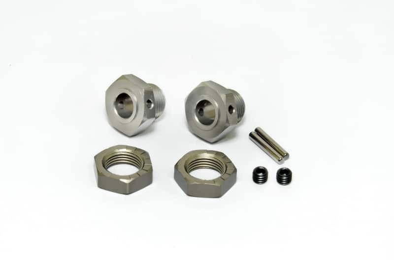 HB-85146 17mm WHEEL HUB SET & ANTI-LOOSE NUT, 2PCS HOBAO