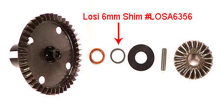 HB-89116 Front/Rear Differential Set 8SC Hobao