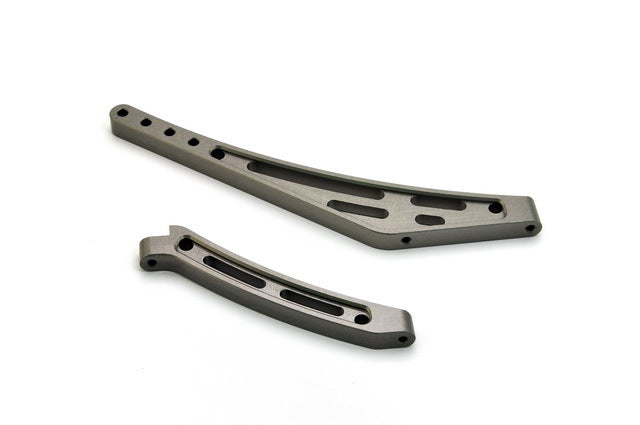 HB-OP-0050 CNC Front/Rear Chassis Stiffener Set Hobao
