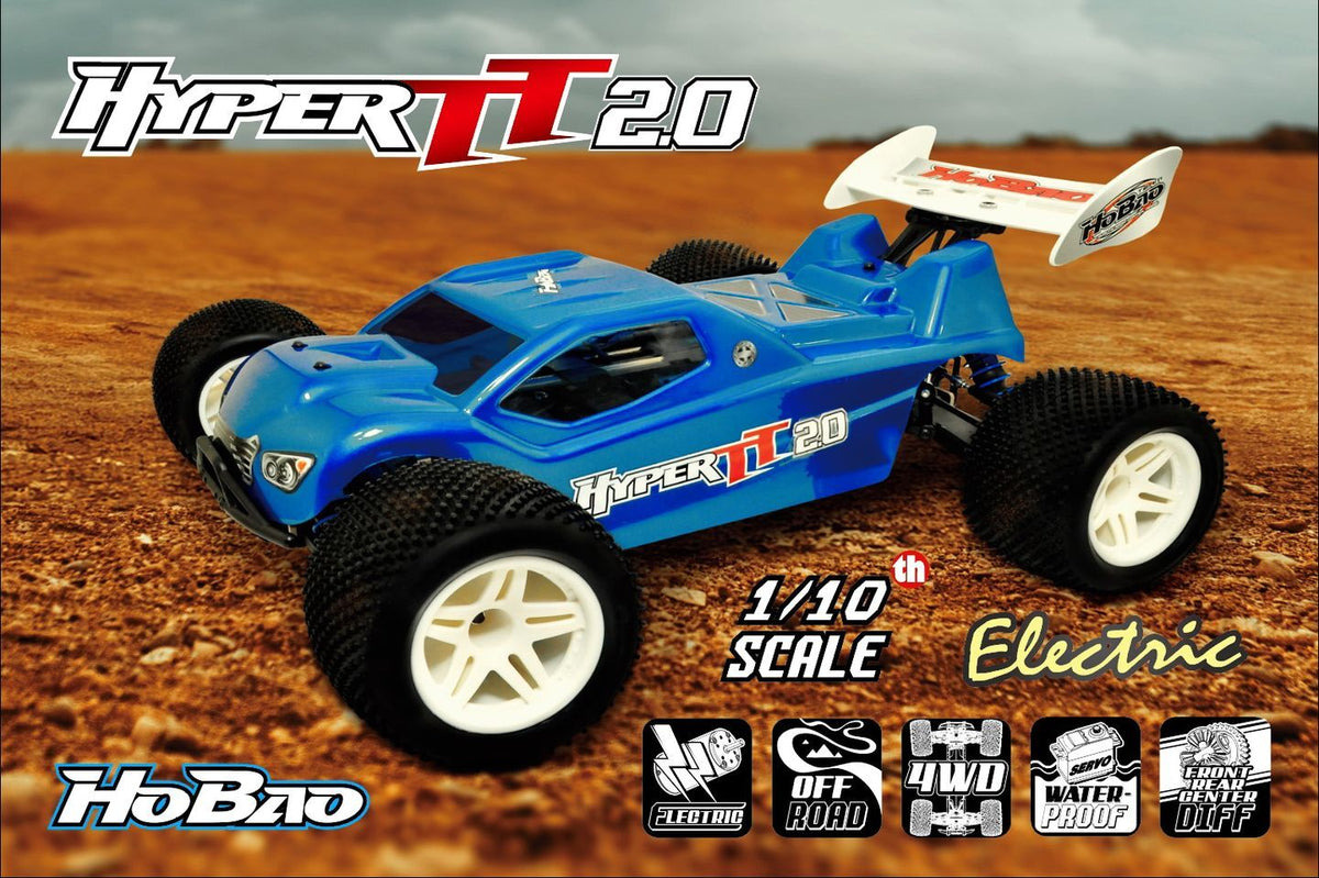 HB-TT2E-C60BU 1/10 HYPER TT 2.0 PRO ELECTRIC TRUCK RTR- BLUE BODY W/ 60A ESC, 3900KV MOTOR, 18kg SERVO, 2.4GRC HOBAO