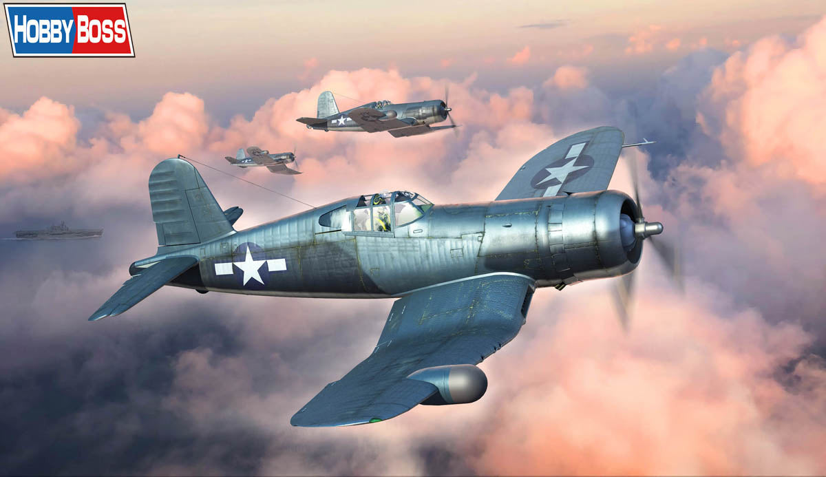 HobbyBoss 1/48 F4U-2 Corsair Plastic Model Kit