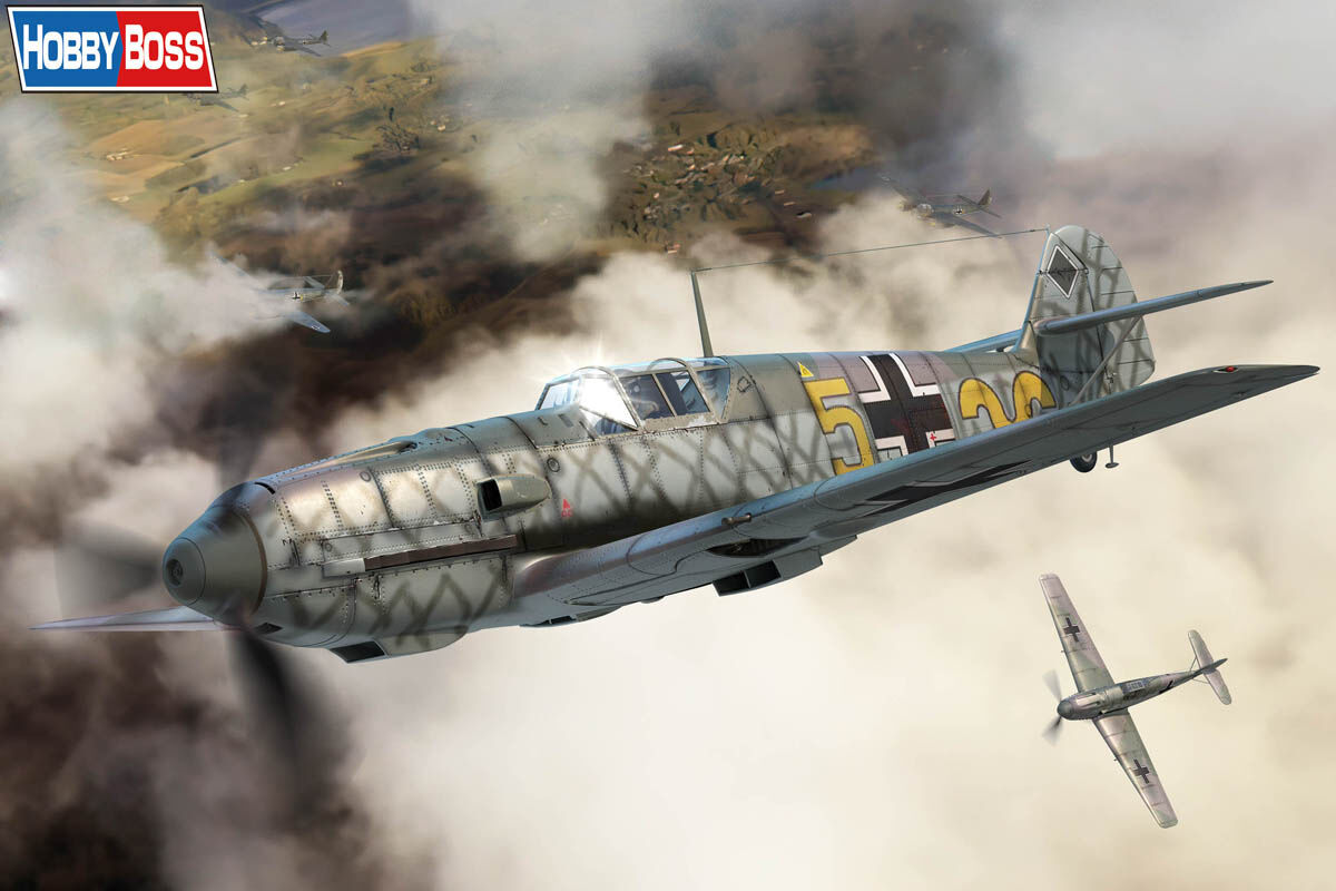 HobbyBoss 1/48 Messerschmitt Bf109E-3 Plastic Model Kit