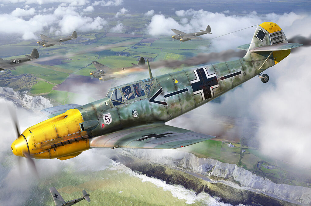 HobbyBoss 1/48 Messerschmitt Bf109E-4 Plastic Model Kit