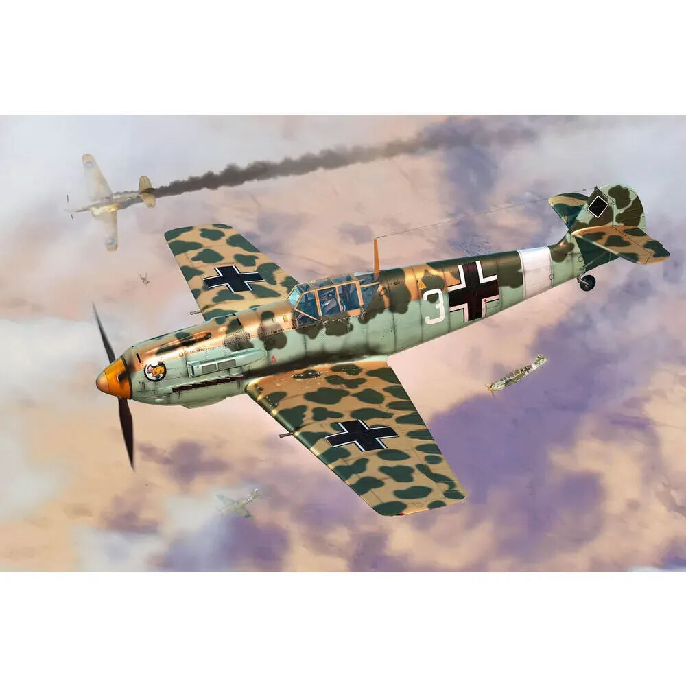 HobbyBoss 1/48 Messerschmitt Bf109E-4/TROP Plastic Model Kit