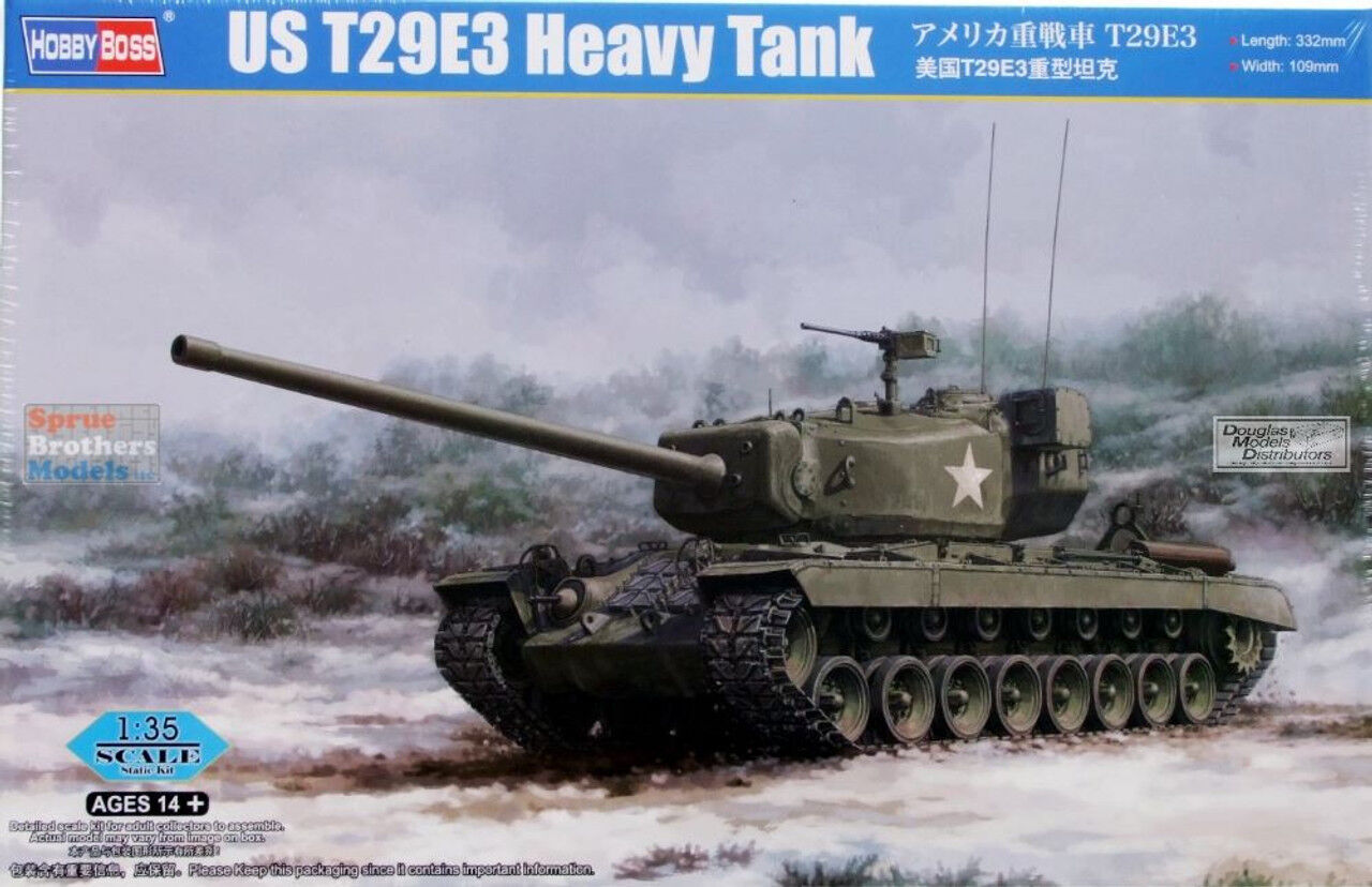 HobbyBoss 1/35 US T29E3 Heavy Tank Plastic Model Kit