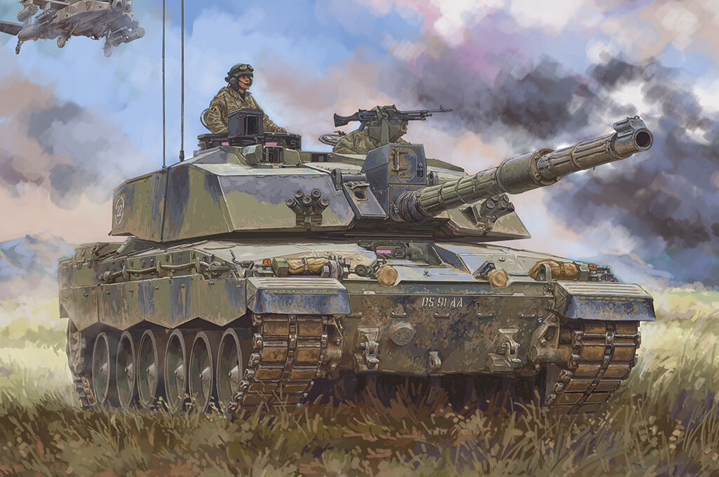 HobbyBoss 1/48 British Challenger II MBT Plastic Model Kit