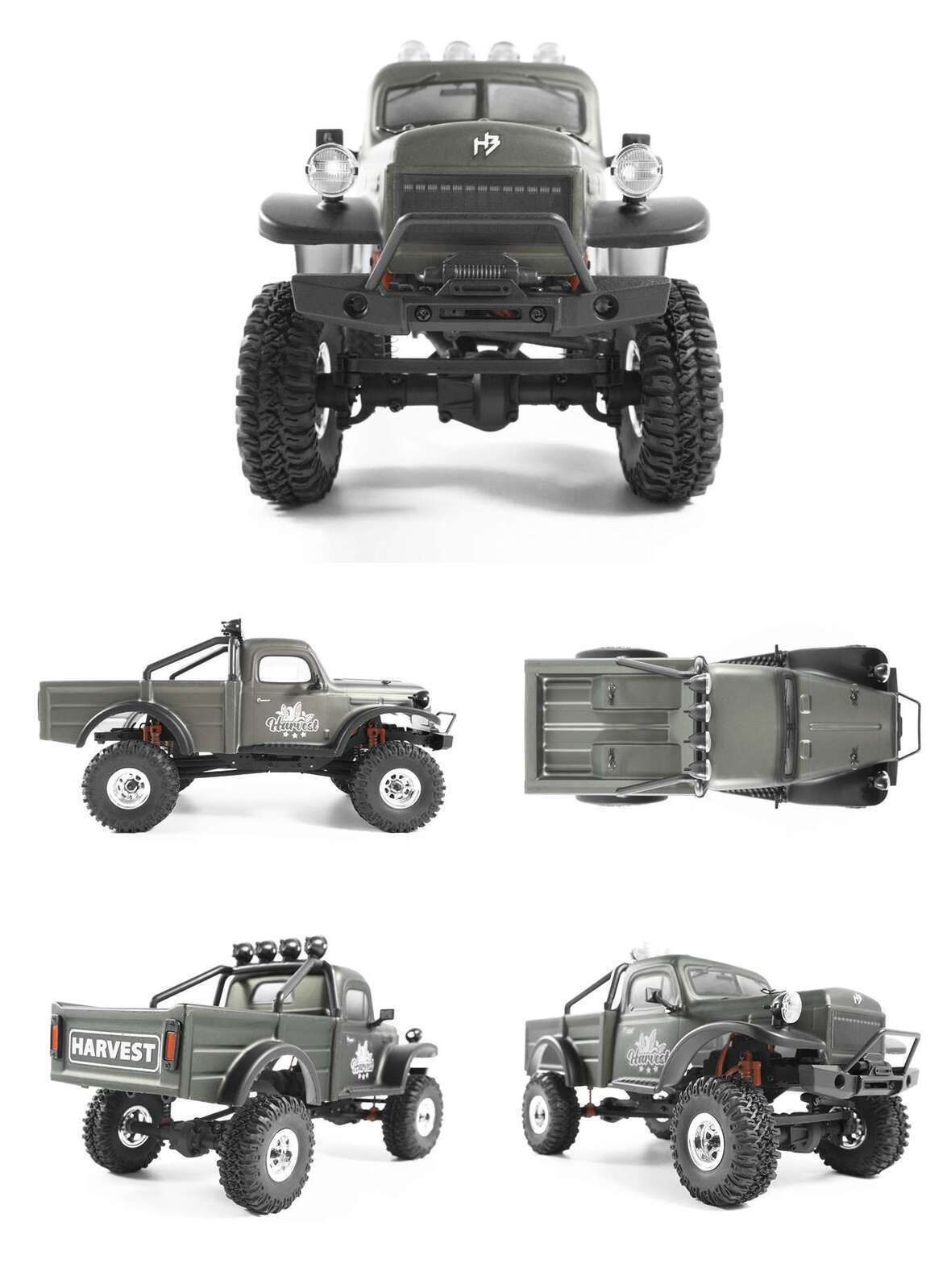 HBP18-240106 Hobby Plus 1/18 Harvest RTR Scale Crawler (Grey) Hobby Plus