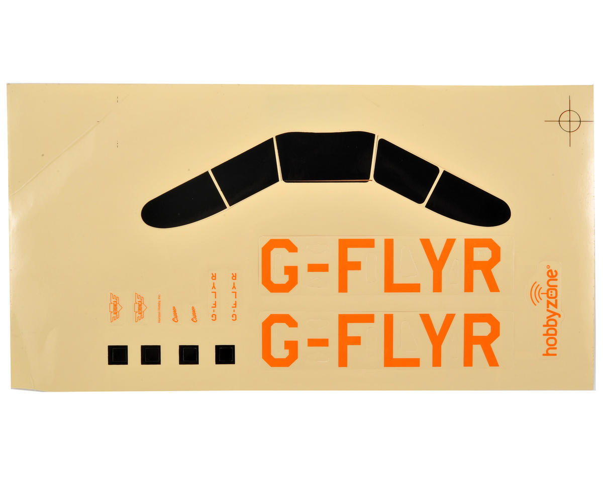 HBZ4913 Hobbyzone Champ Decal Sheet Hobbyzone