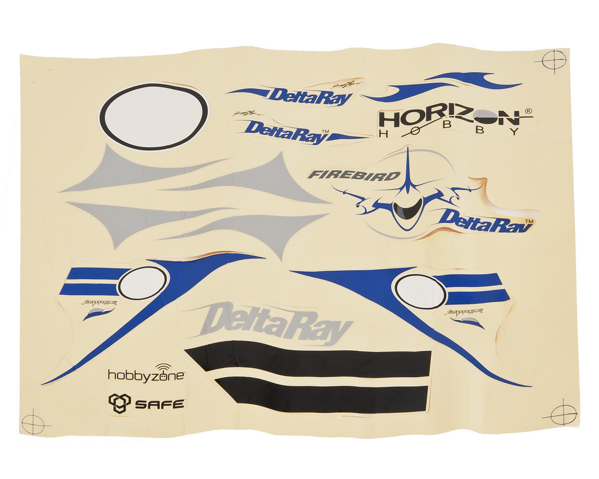 HBZ7910 Hobbyzone Decal Set, Delta Ray Hobbyzone