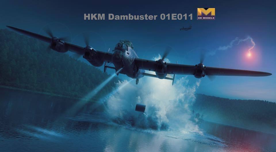 Hong Kong Models 1/32 Lancaster MK III "Dambuster" Plastic Model Kit