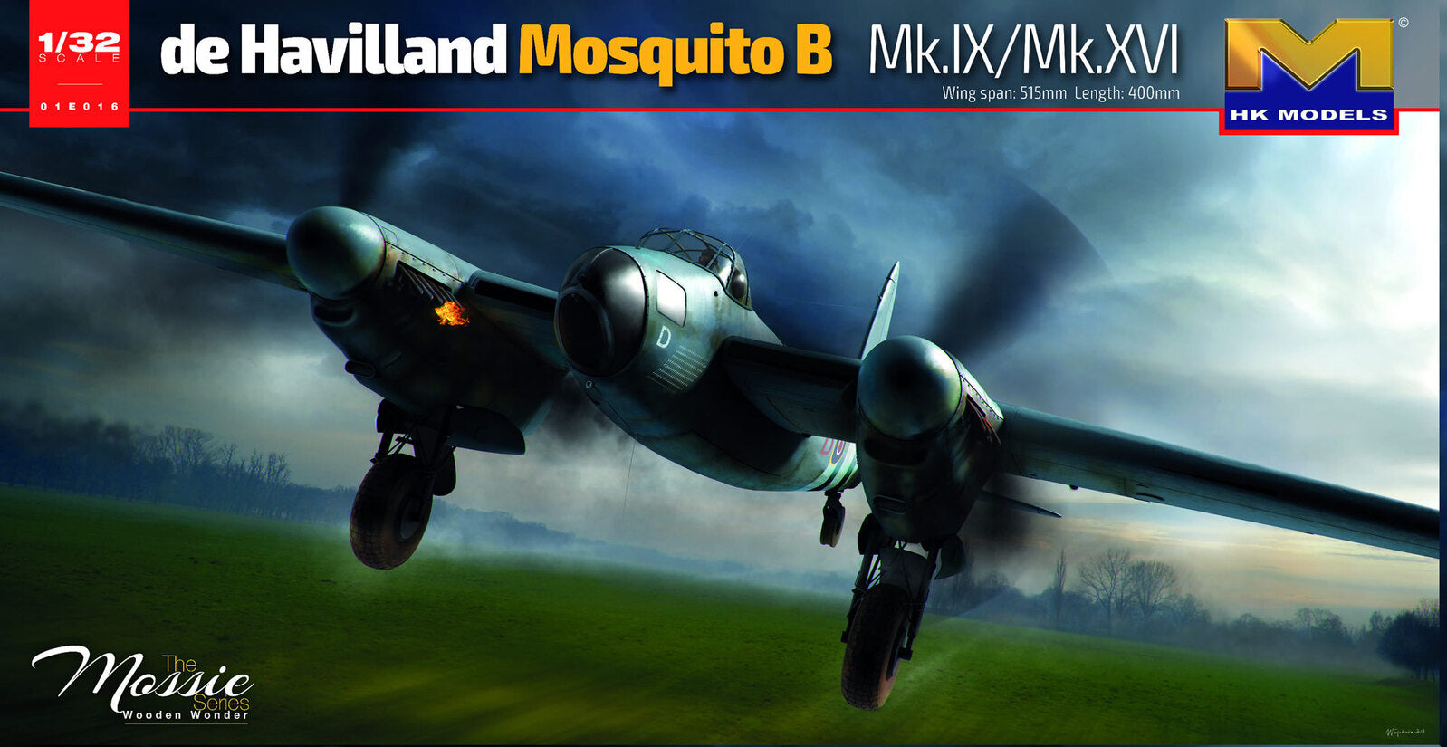 Hong Kong Models 1/32 Mosquito B. MK IX, XVI Plastic Model Kit