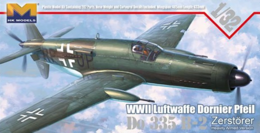 Hong Kong Models 1/32 Do335B-2 Heavy Fighter Plastic Model Kit