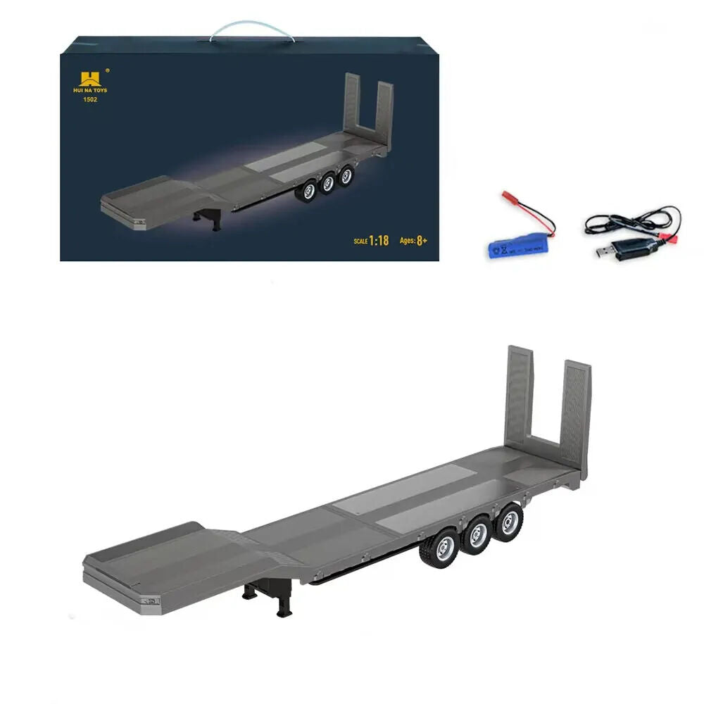 Huina 1/18 Flatbed Trailer (Grey) HN1502-G