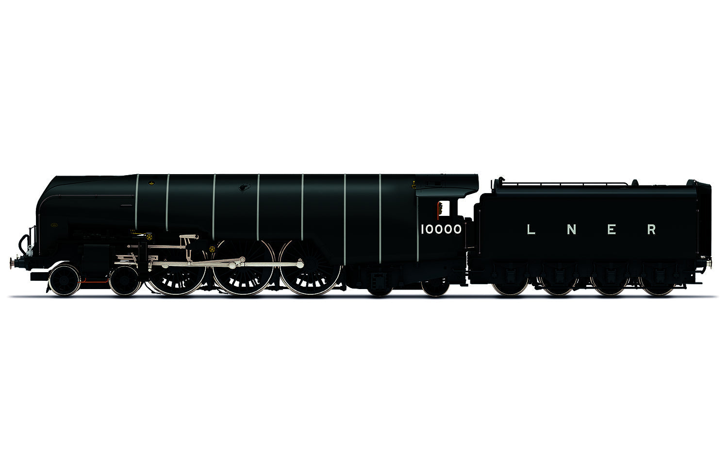 R30126 HORNBY LNER W1 CLASS HUSH HUSH (SMOKE LIFTING COWL) 4-6-4 10000 - ERA 4 Hornby