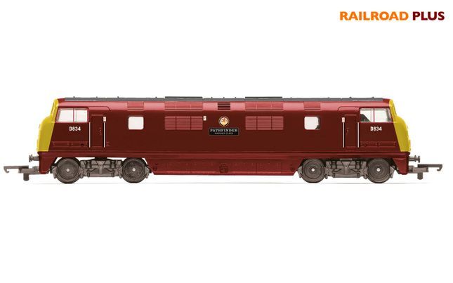 R30183 HORNBY RAILROAD PLUS BR CLASS 43 (WARSHIP) BO-BO D834 PATHFINDER - ERA 6 Hornby