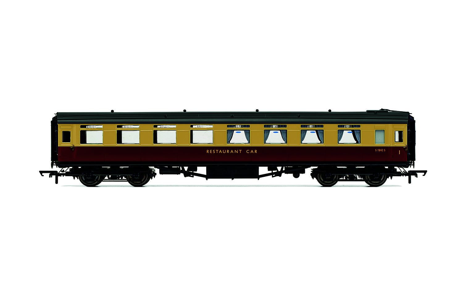 R40222 HORNBY BR MAUNSELL DINING SALOON FIRST S 7842 S - ERA 5 Hornby