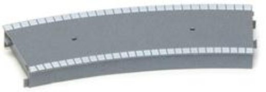 R462 HORNBY CRVD P/FORM (LG RAD) (6) Hornby