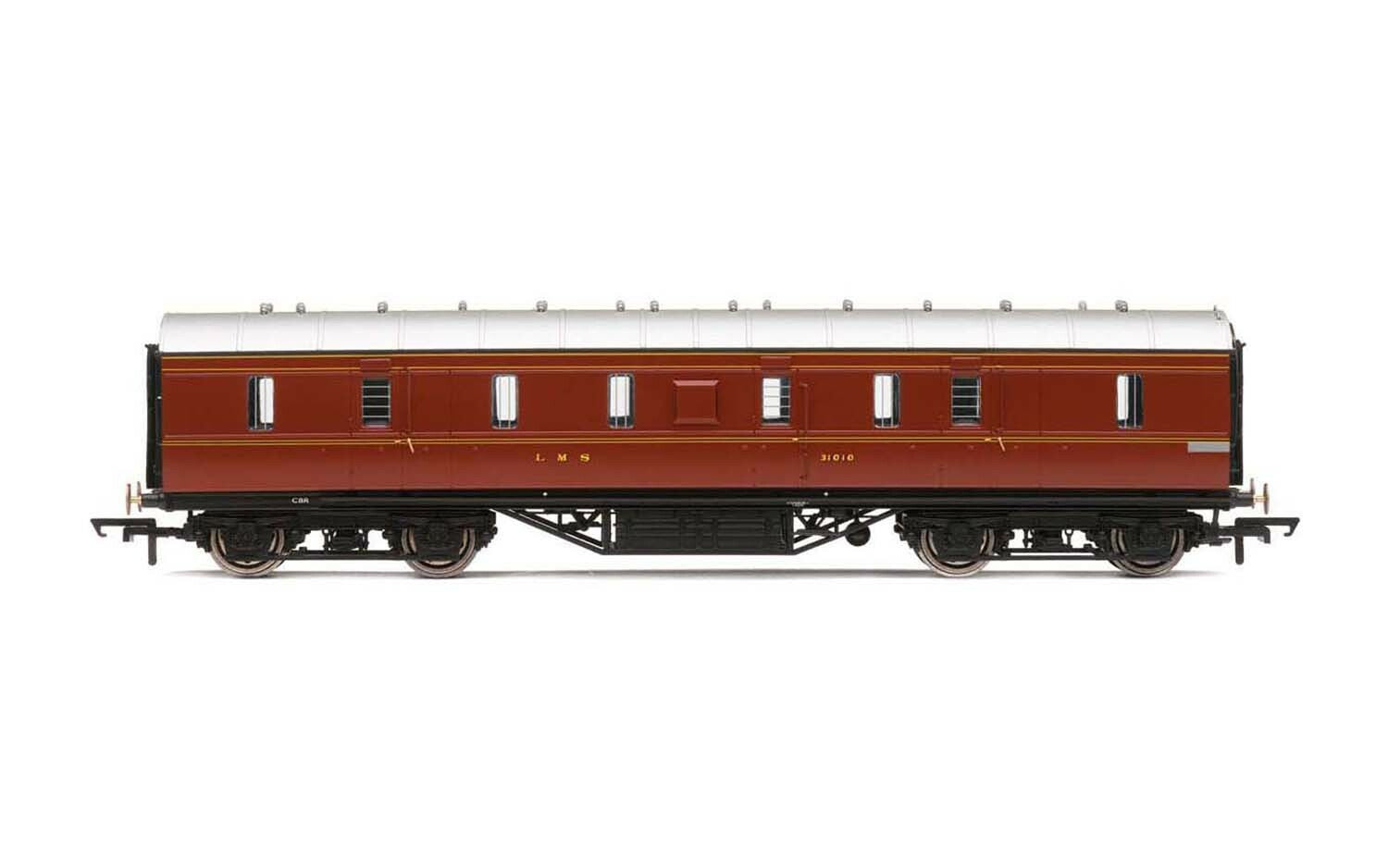 R4843 HORNBY LMS PERIOD III 50 GANGWAYED PASSENGER BRAKE 31010 - ERA 3 Hornby