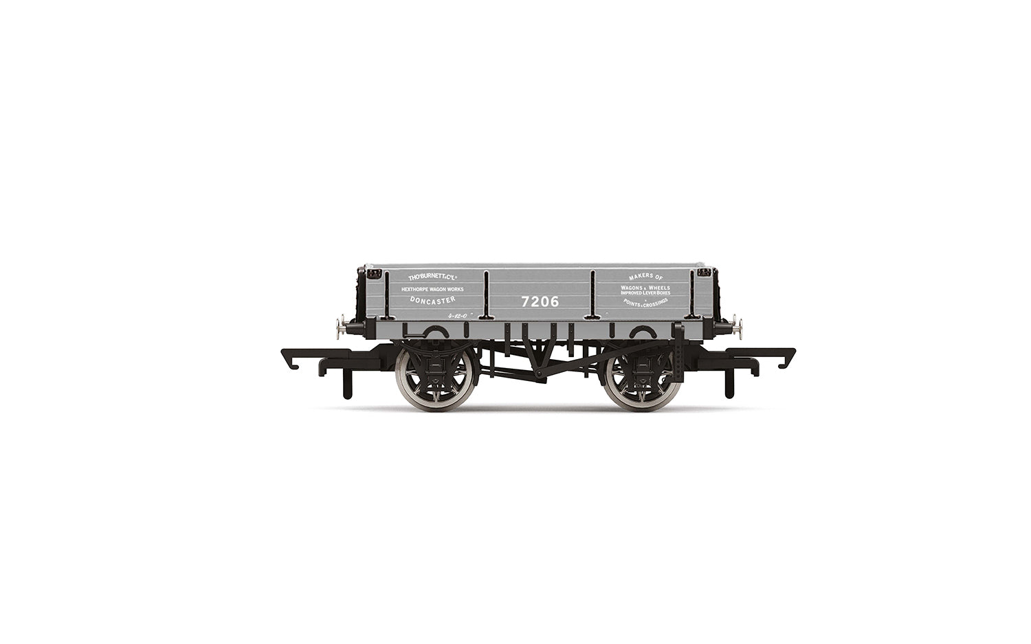 R60093 HORNBY 3 PLANK WAGON T. BURNETT - ERA 3 Hornby