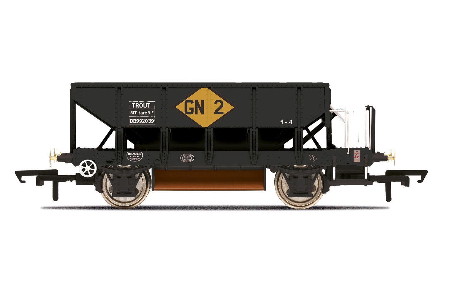 R60249 HORNBY BR, TROUT BALLAST HOPPER, DB992039 - ERA 4 Hornby