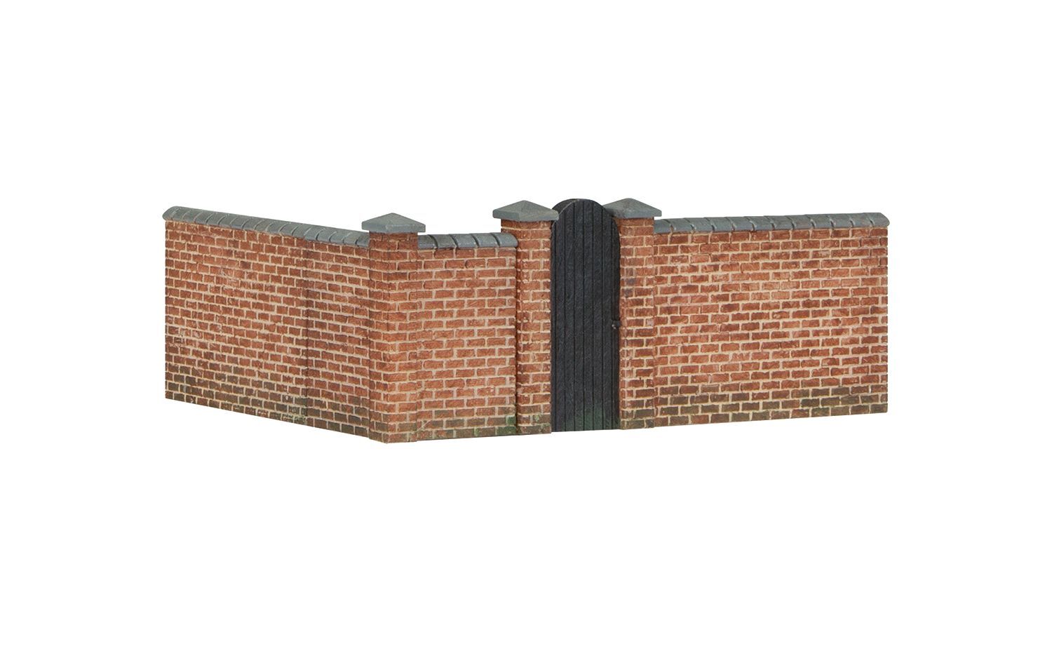 R7355 HORNBY FRONT AND RIGHT HAND VICTORIAN TERRACE HOUSE GARDEN WALL Hornby