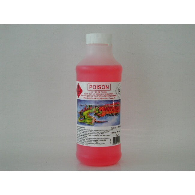 Hotstuff Yellow 15% Nitro Aircraft Castor Synthetic Fuel 1L HOT-0497