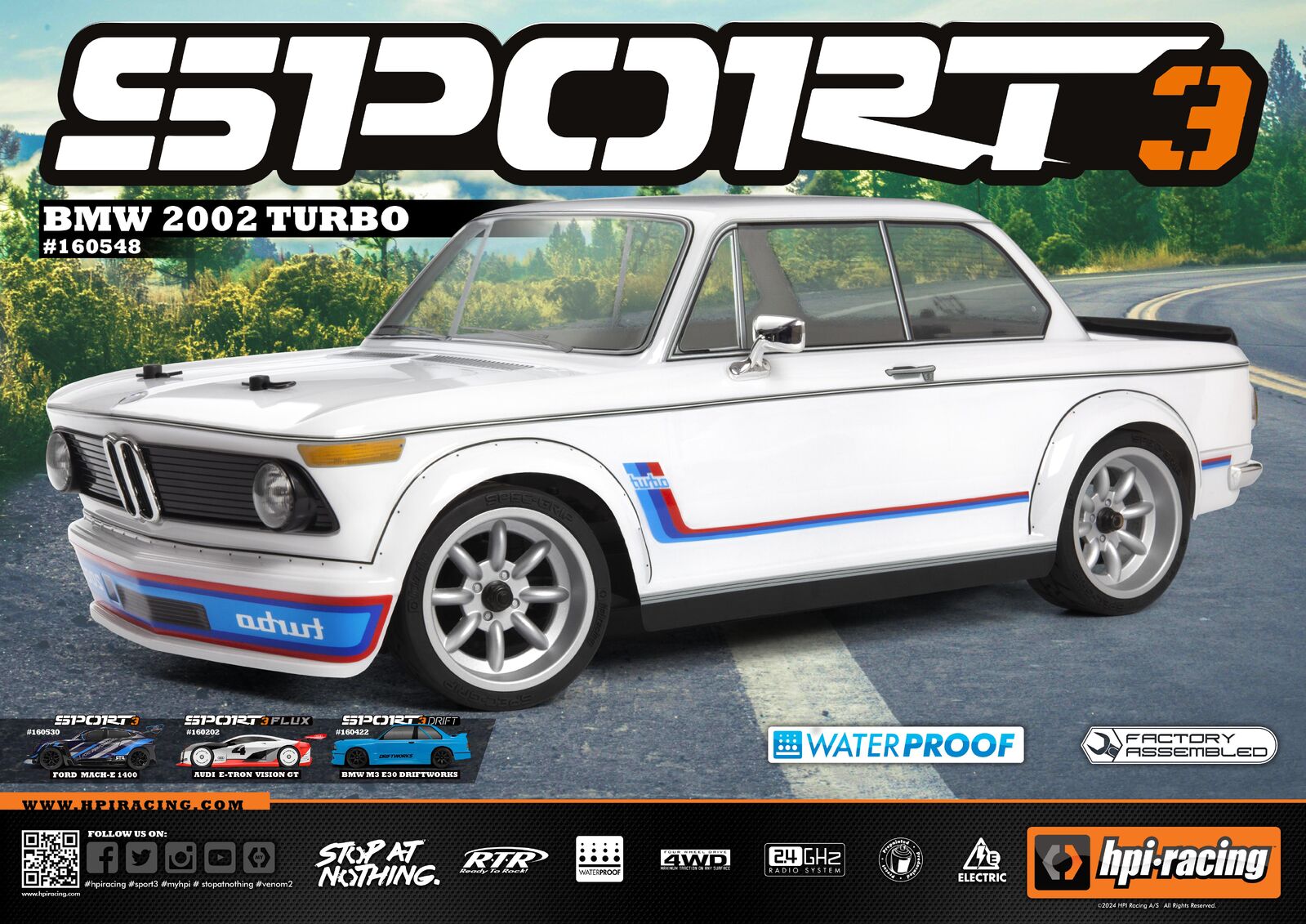 HPI Sport 3 BMW 2002 Turbo