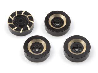 HPI 7mm Hex Hub Weight Set (Brass/4pcs)