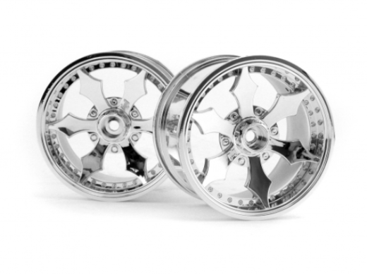 HPI-3182 HPI 3182 SPIKE MONSTER WHEEL CHROME HPI