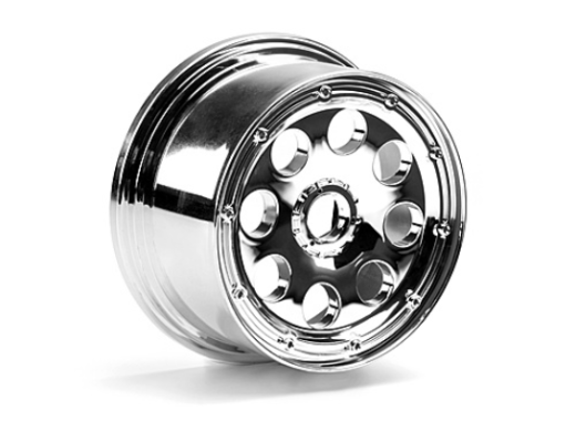 HPI-3338 HPI 3338 OUTLAW WHEEL CHROME (120X65MM/10MM OFFSET/2PCS) HPI