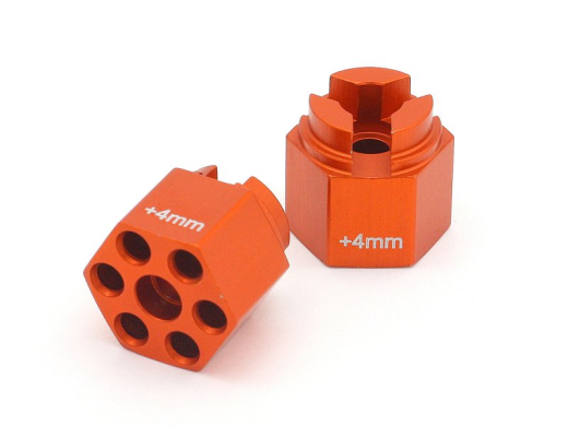 HPI-87075 HPI 87075 ALUMINIUM HEX HUB (4MM OFFSET/ORANGE) HPI
